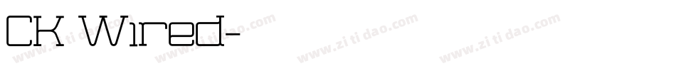 CK Wired字体转换